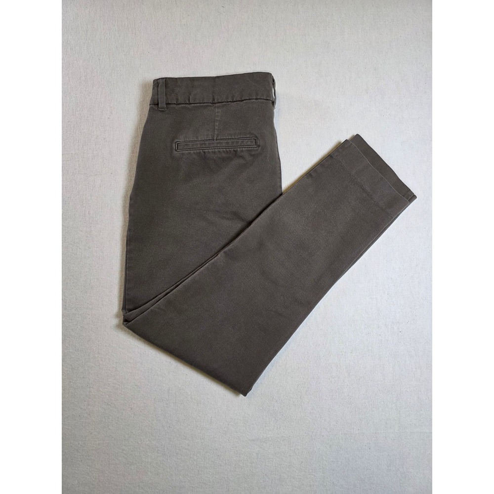 Old Navy Pixie Skinny Pants Women 10 Brown High Rise Ankle Secret Smooth Pockets